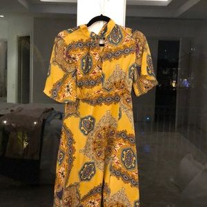 Zara paisly dress.